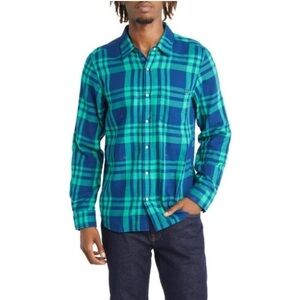 Chubbies Reversible Flannel Snap Front Shirt In The Twofer NWT